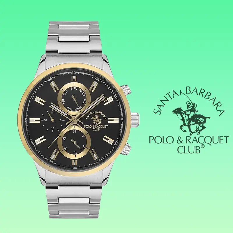 Santa Barbara Polo & Racquet Club Sports Men's Watch- SB.1.10388-5